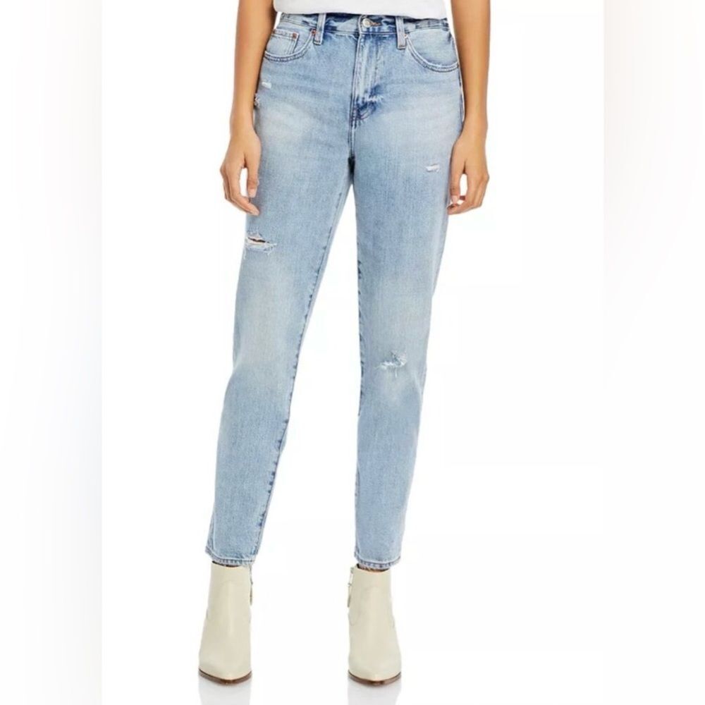 Pistola Presley Ripped Straight Jeans 28 Virginia Beach Light Wash Casual Chic